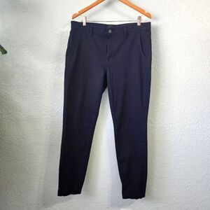 Vince black high rise jogger hem jeans